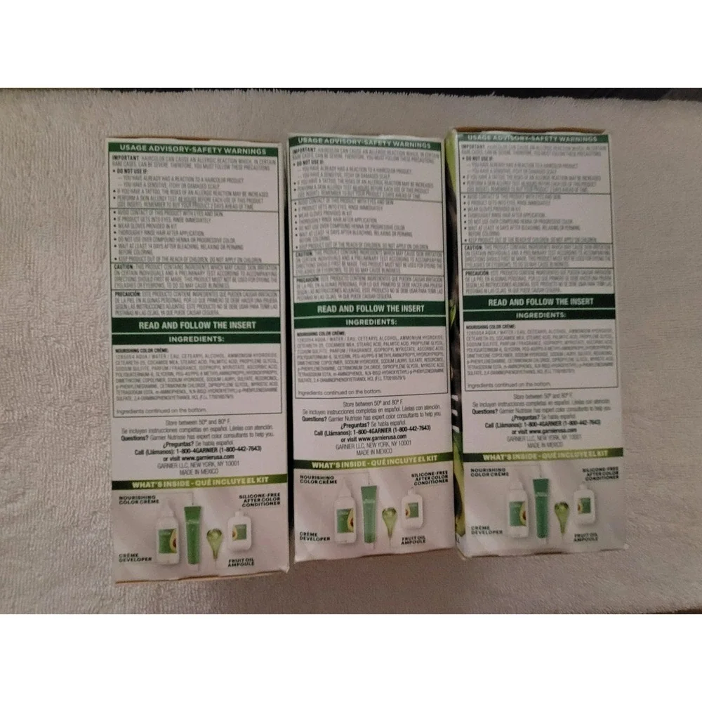 3 Garnier Nutrisse Ultra Creme - 811 Medium Extra Ash Blonde, Frozen Mochaccino